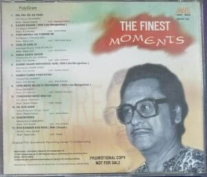 The Finest Movements Hindi Film songs Audio CD by Kishore Kumar