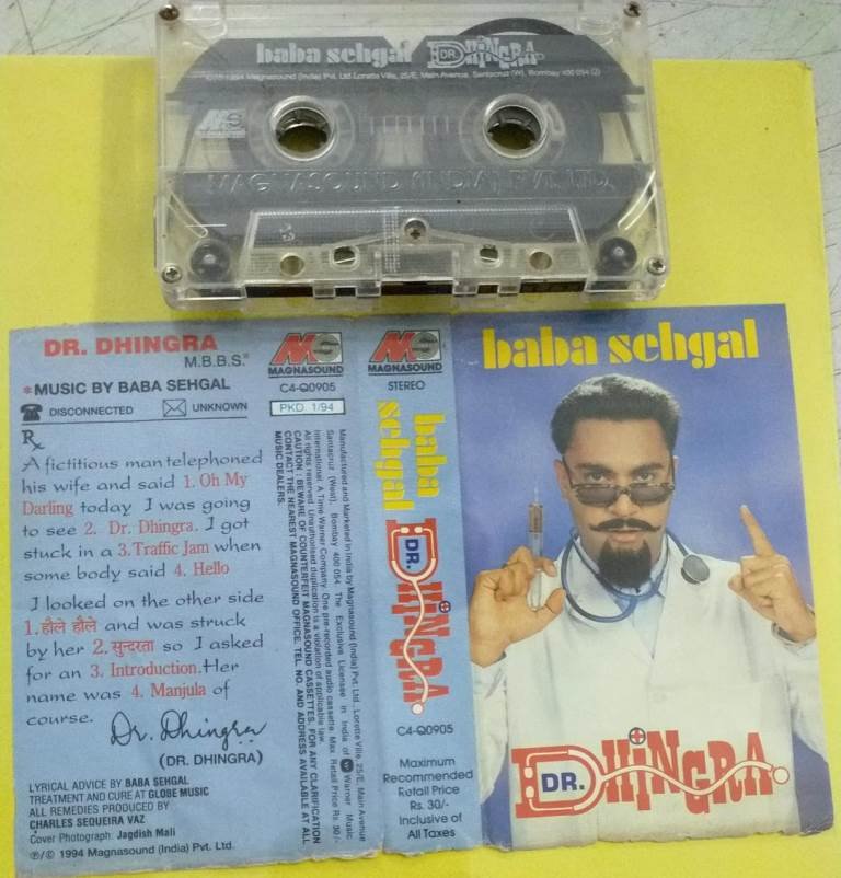 Baba Sehgal Hindi Pop Songs Audio Cassette - Audio Cassettes, Hindi ...