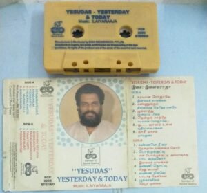 Yesudas Yesterday & Today Tamil Film Hits Audio Cassette
