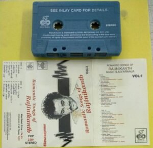 Romance Songs of Rajinikanth Tamil Film hits Audio Cassette by Ilayaraaja