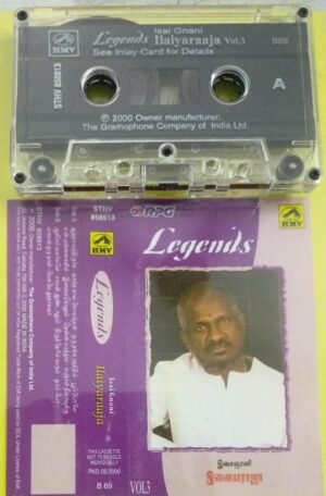 Legends Tamil Film hits Audio cassette by Ilayaraaja vol 3