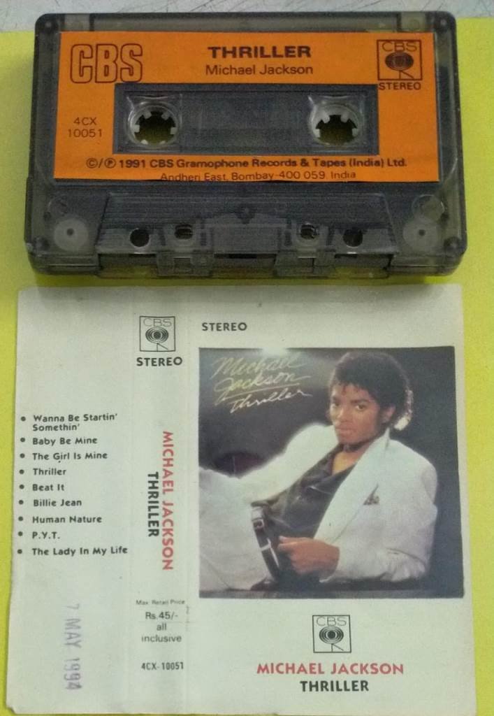 Michael Jackson Thriller English Album Audio Cassette - Audio Cassettes ...