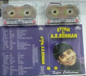 Rythm of AR Rahman Tamil film songs Audio Cassette pack of 2 nos