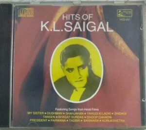 Hits of K L Saigal Hindi Audio CD