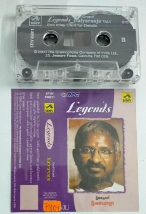 Legends Tamil Film hits Audio Cassette by Ilayaraaj a