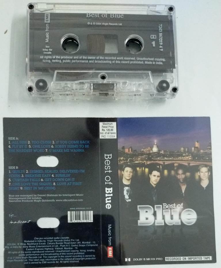 Best of Blue English ALbum Audio Cassette - Audio Cassettes, Hindi ...