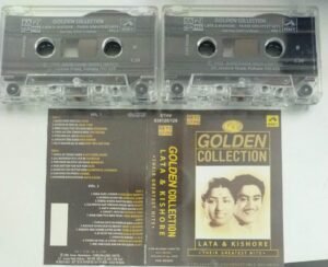 Golden Collection Lata & Kishore Hindi Film Hits Audio Cassette set of 2