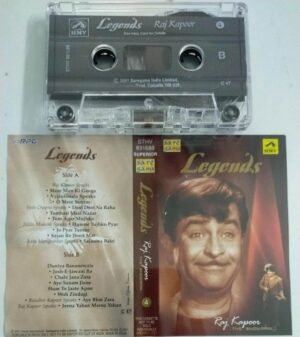 Legends Hindi film hits of Rajkapoor Starrer movies Audio Cassette