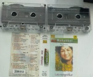Mahabbat Lata Mangeshkar Hindi Film Hits Audio Cassette pack of 2