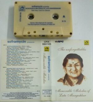 Memorable Melodies of Lata Mangeshkar Hindi Film Hits Audio Cassette