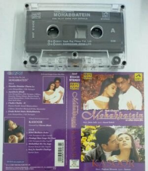 Mohabbatein- Kasoor Hindi Film Audio Cassette