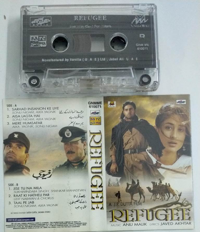 Refugee Hindi FIlm Audio Cassette Audio Cassettes, Hindi Mossymart