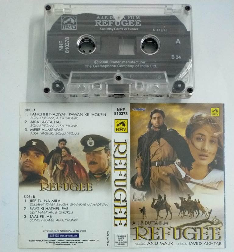 Refugee Hindi Film Audio Cassette Audio Cassettes, Hindi Mossymart