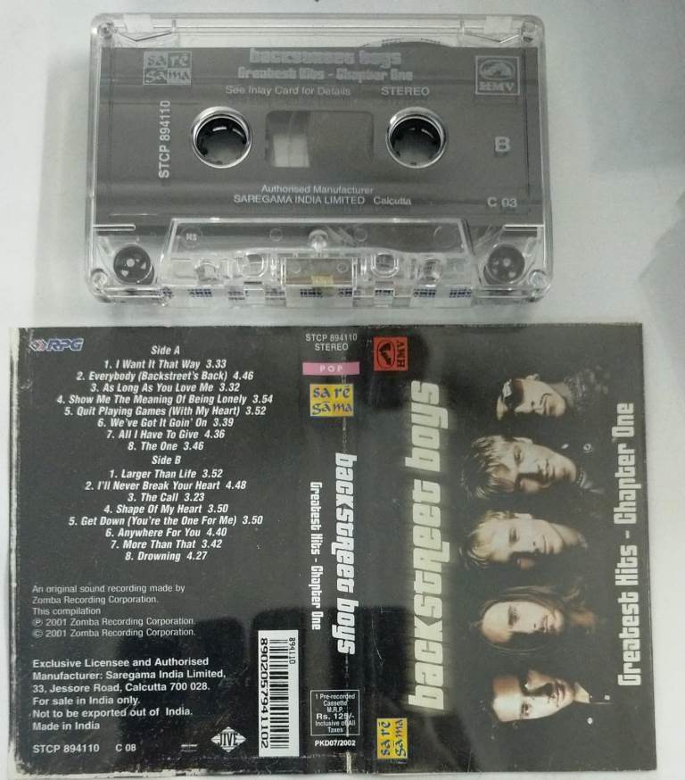 Backstreet boys English Album Audio Cassette - Audio Cassettes, English ...