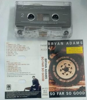 Bryan Adams So far So Good English Album Audio Cassette