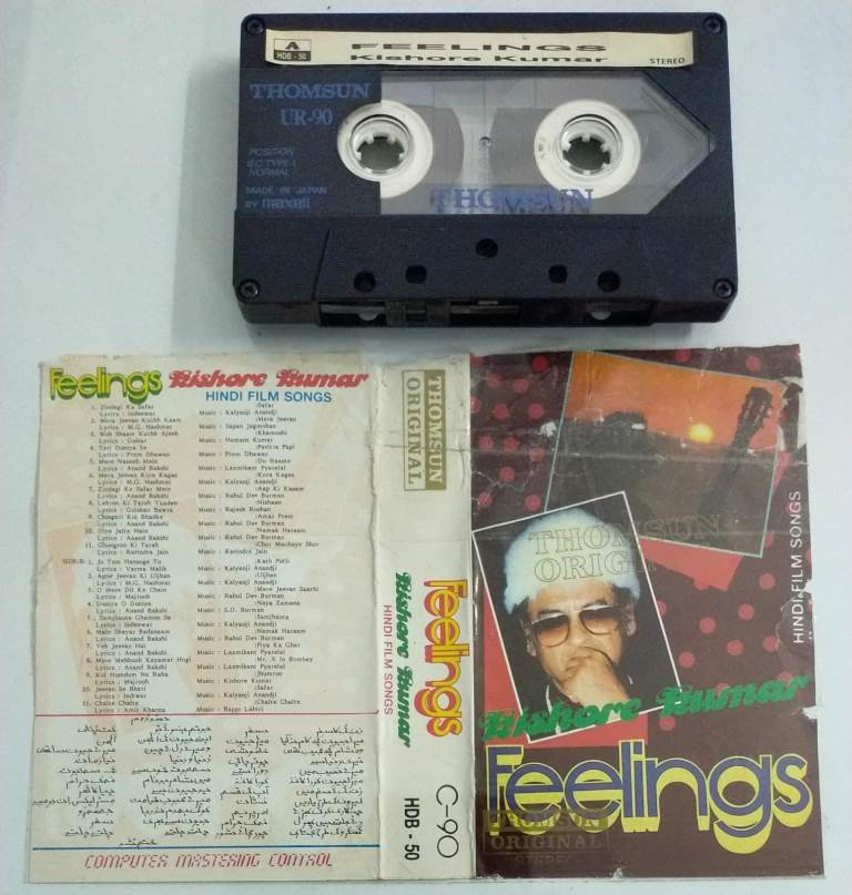 Feelings Kishore Kumar Hits Hindi Audio Cassette ( Thomsun make ...