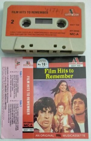 Film Hits to Remember Hindi Audio Cassette