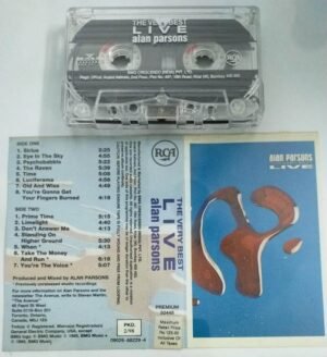 Live Alan Parsons English Album Audio Cassette