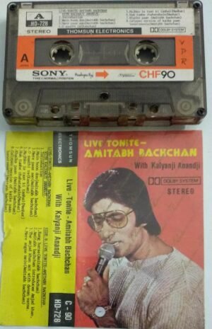 Live Tonite Amitabh Bachchan Hindi Film Audio Cassette
