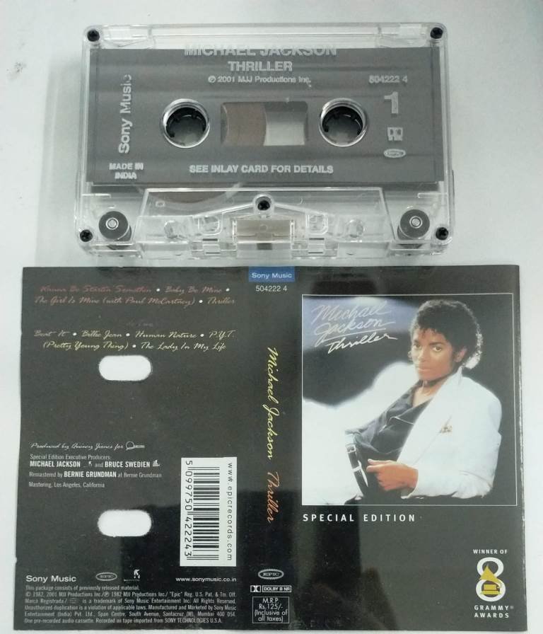 Michael Jackson Thriller English Album Audio Cassette - Audio Cassettes,  English - Mossymart