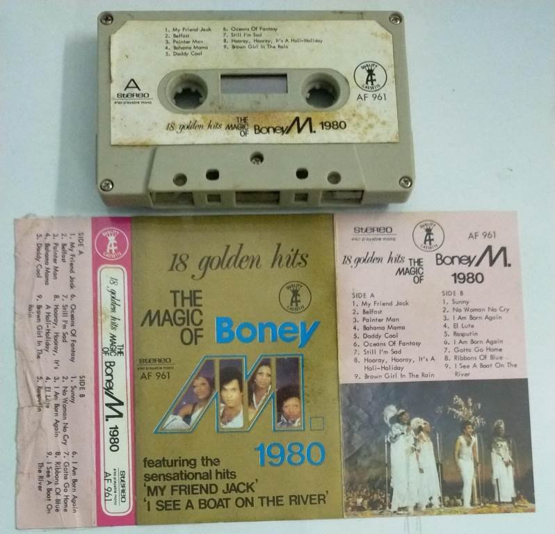 18 Golden hits of Boney M English Audio Cassette