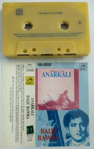 Anarkali- Baiju Bawara Hindi Film Audio Cassette
