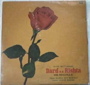 Dard Ka Rishta Hindi Film songs with Dialogue LP Vinyl Record by RD Burman