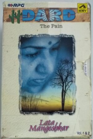 Dard the pain Lata Mangeshkar songs of Hindi Films Audio Cassette ( 2 cassette pack)