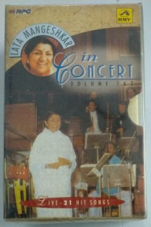 Lata Mangeshkar in concert Hindi Film songs Audio Cassette ( 2 cassete pack)