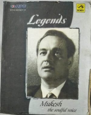 Legends Mukesh the soulful voice a Pack of 5 nos Hindi Audio Cassettes