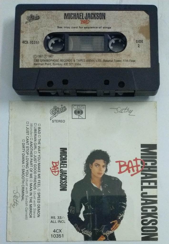 Michael Jackson Bad English Audio Cassette Audio Cassettes English Mossymart 6129