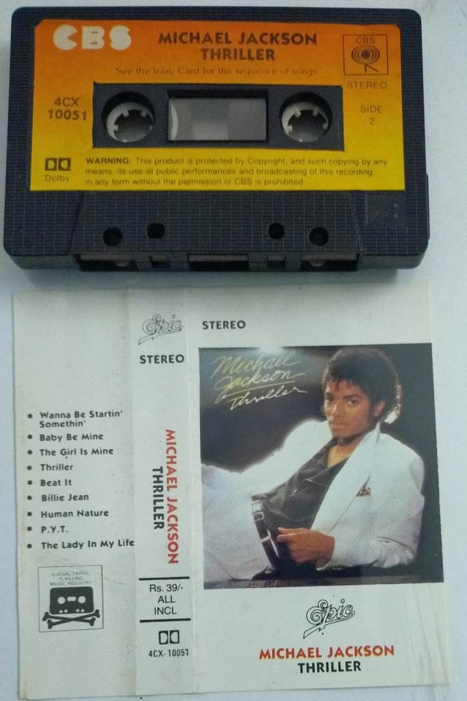 Michael Jackson Thriller English Audio Cassette - Audio Cassettes ...