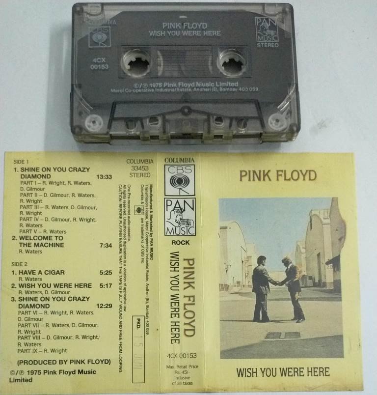 Pink Floyd wish you were here English Audio Cassette - Audio Cassettes,  English - Mossymart