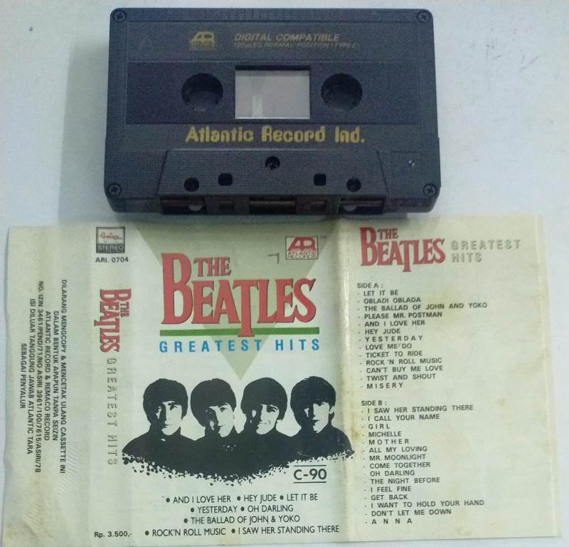 The Beatles English Album Audio Cassette - Audio Cassettes, English ...