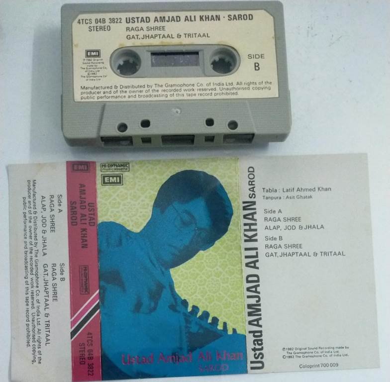 Ustad Amjad Ali Khan classical Audio Cassette