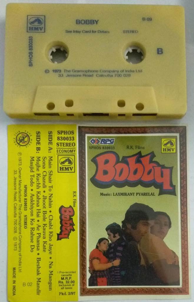 Bobby Hindi Film Audio Cassette Audio Cassettes, Hindi Mossymart
