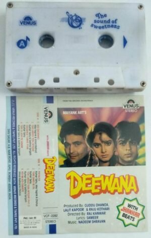 Deewana Hindi Film Audio Cassette with Super Jhankar Beats