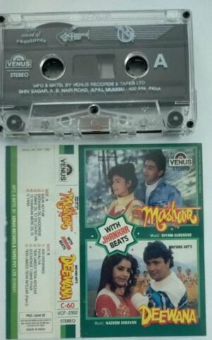 Mashook - Deewana Hindi Film Audio Cassette with Super Jhankar Beats