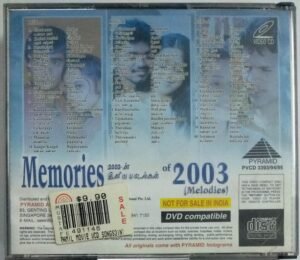 Memories of 2003 Songs Tamil Video CD.jpg1 Memories of 2003 Songs Tamil Video CD
