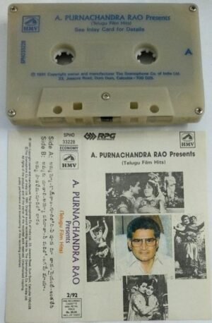 A Purnachandra Rao presents Telugu Film Hits Audio Cassette