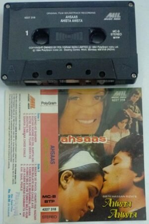 Ahsaas- Ahishta Ahishta Hindi Audio Cassette