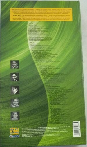 Legends pack Hindi Film songs Audio CD by Mohd Rafi ( pack of 5 Audio CDs)