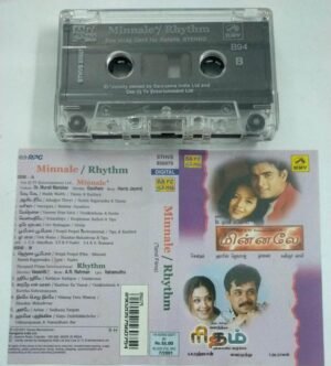 Minnale- Rhythm Tamil Film Audio Cassette by AR Rahman