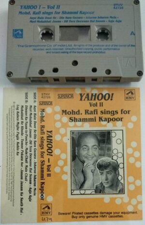 Yahoo Vol 2 Mohd. Rafi Sings for Sahmmi Kapoor Hindi Audio Cassette