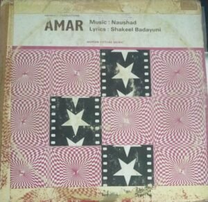 Amar Hindi Film LP Vinyl Record by Naushad