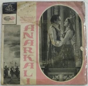 Anarkali Hindi Film EP Vinyl Record