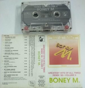 Greatest His of All time Boney M English Audio Cassette
