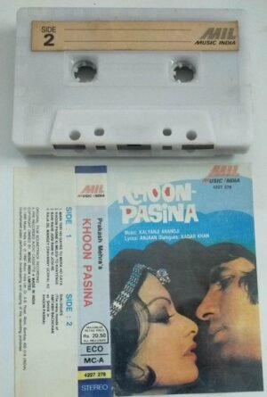 Khoon Pasina Hindi Film Audio Cassette