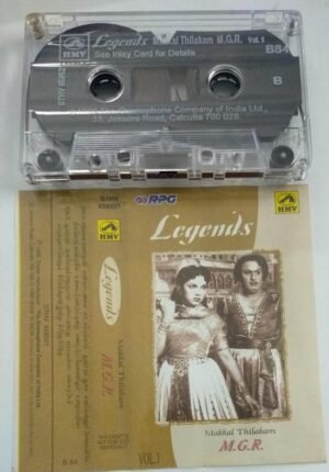 Legends MGR Starrer Tamil film hits Audio Cassette