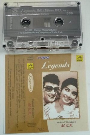 Legends MGR Starrer Tamil film hits Audio Cassette Vol 5